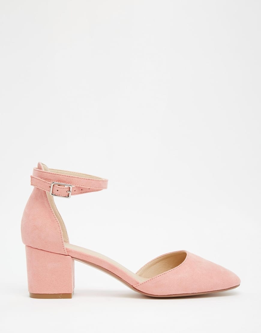 scarpe rosa tacco basso